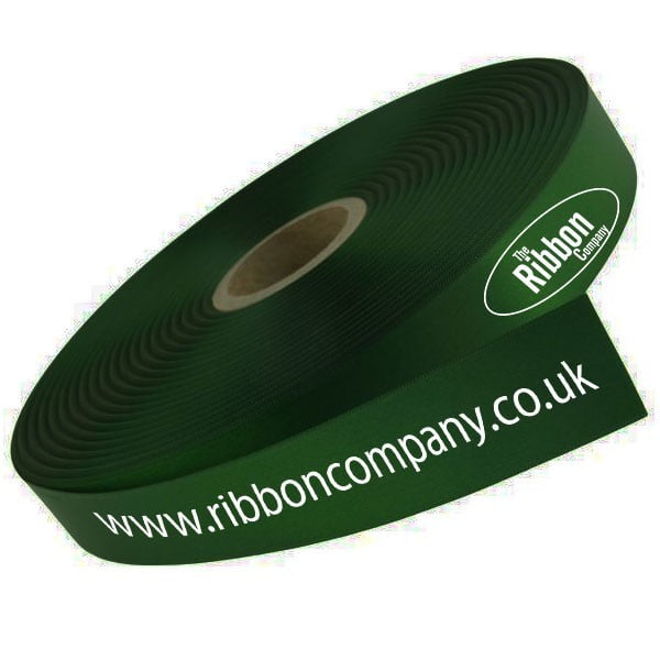 Forest Green Logo Printed Ribbon
