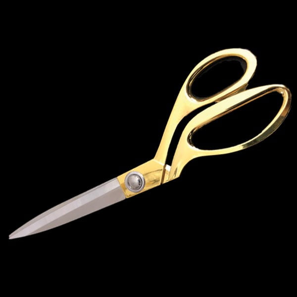 budget gold ceremony scissors