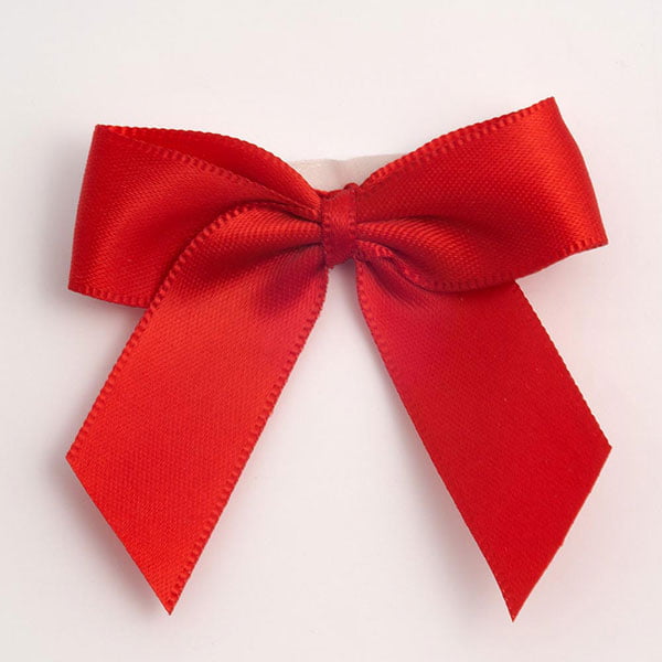 5cm Satin Bow Red