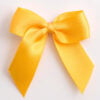 5cm Satin Bow Yellow-Gold