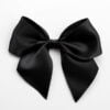 Black 10cm Satin Ribbon Bow