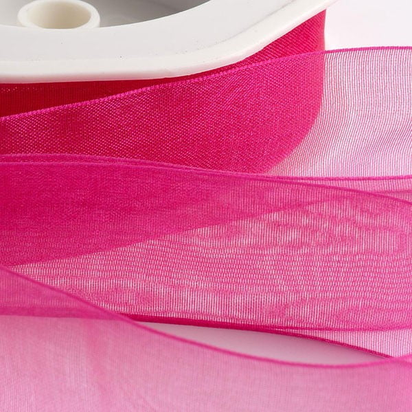Azelea Pink Organza Ribbon