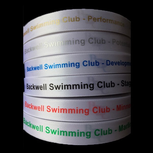 Washable ribbon colour swatch