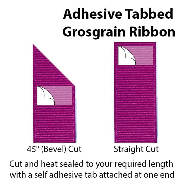 self adhesive tabbed ribbon