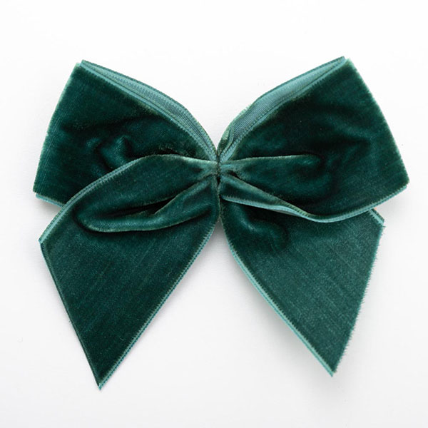 Burgundy Self Adhesive Large Bow Italian Options 10cm Soft Velvet Pre-tied Ribbon Gift Bows Pack of 6 