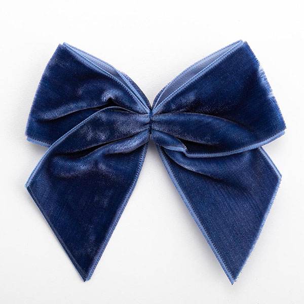 velvet bow blue 1