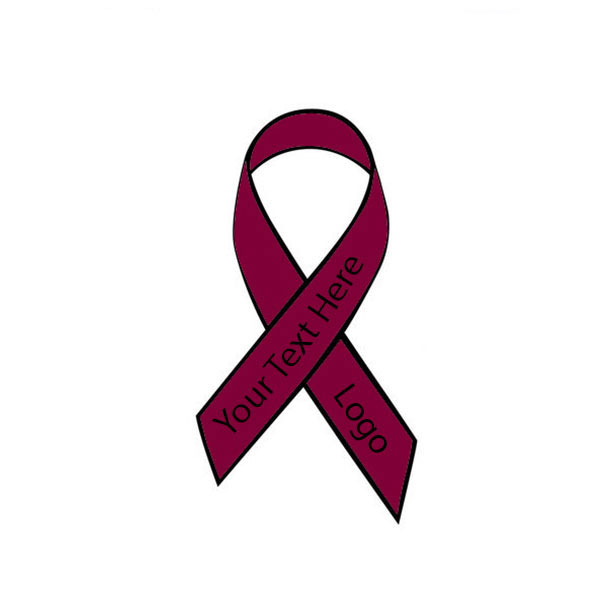 awareness branded burgundy