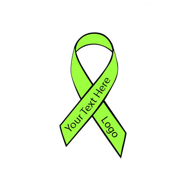 awareness branded lime green