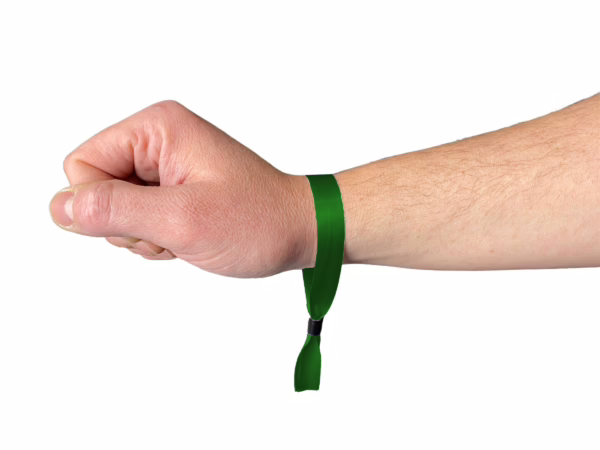 forest green wrist band