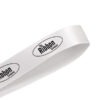 Branded Satin Screen Printed Ribbon White code 910
