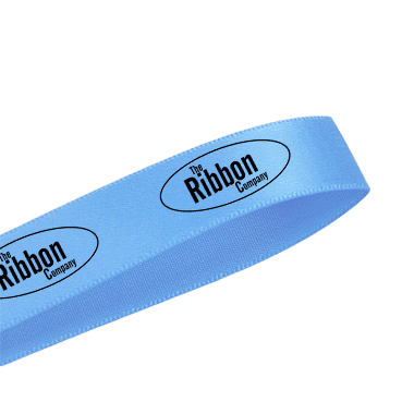 Branded Satin Screen Printed Ribbon Denim code 620