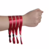 Dark Red Festival Wristbands
