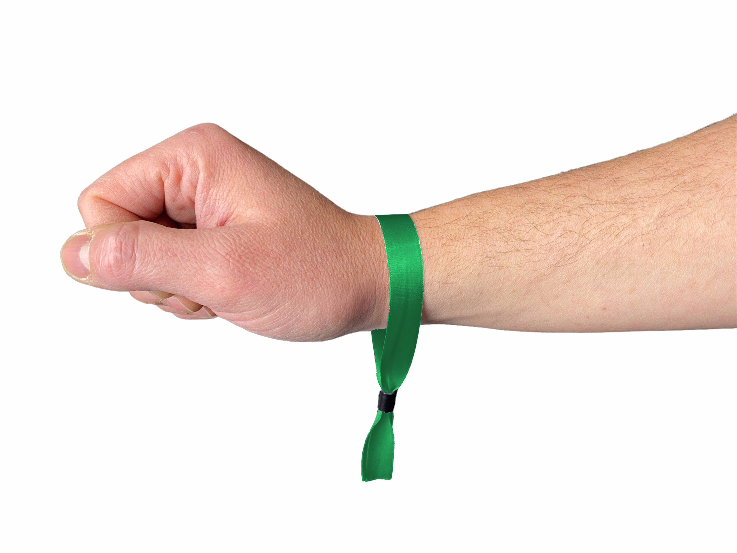 Emerald green wrist band