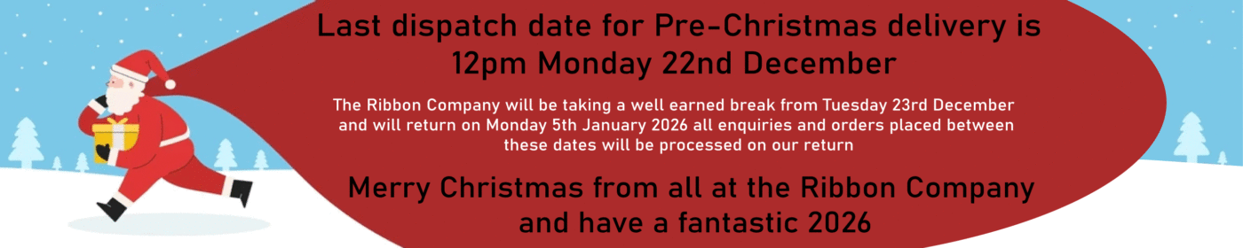 christmas close banner ribbon company 2025